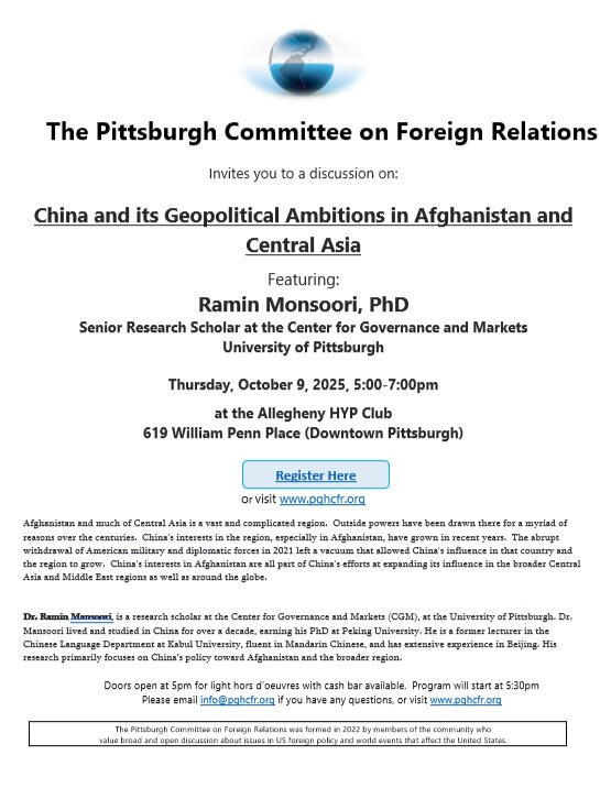 The Pittsburgh Committee on Foreign Relations